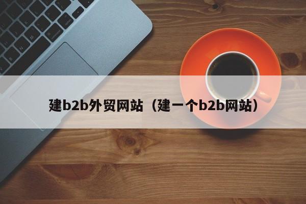 建b2b外贸网站（建一个b2b网站）