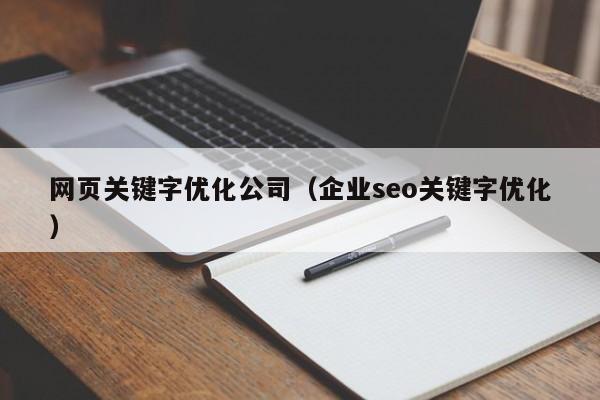 网页关键字优化公司（企业seo关键字优化）